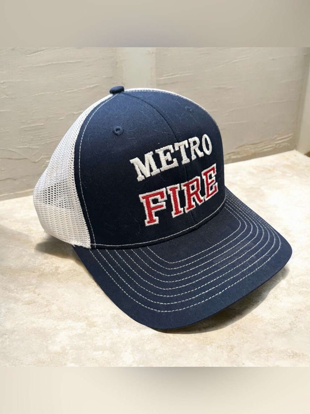 Metro Fire Richardson 112 Trucker Hat Adjustable Snapback
